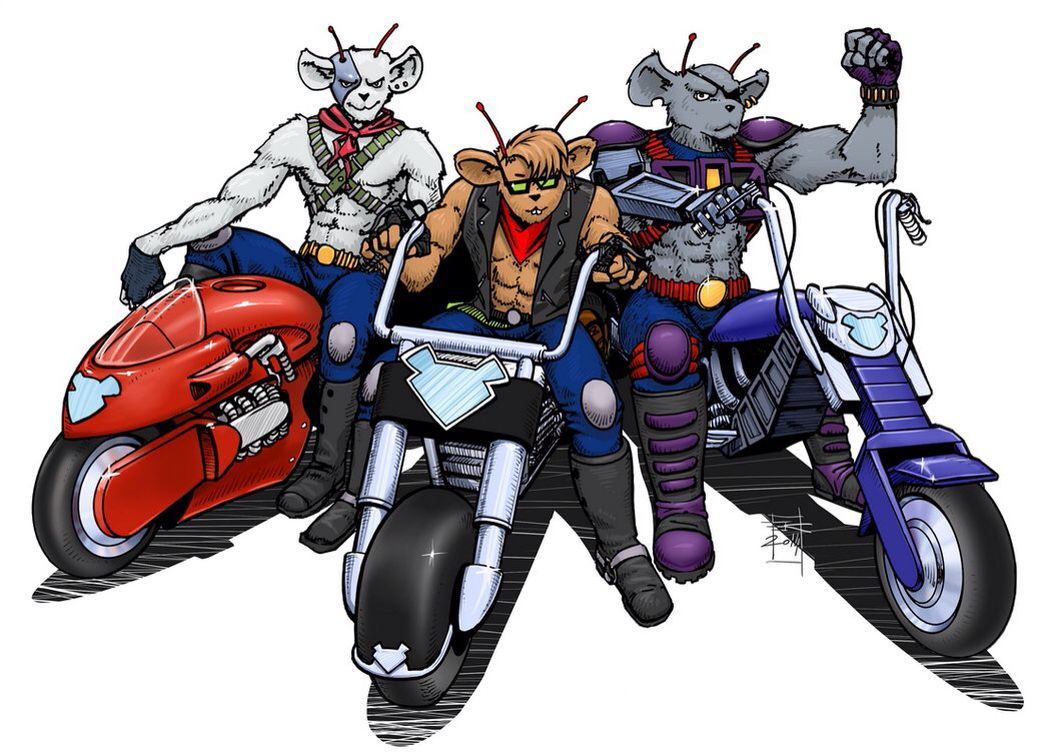 1057x755 Biker Mice From Mars Wallpaper