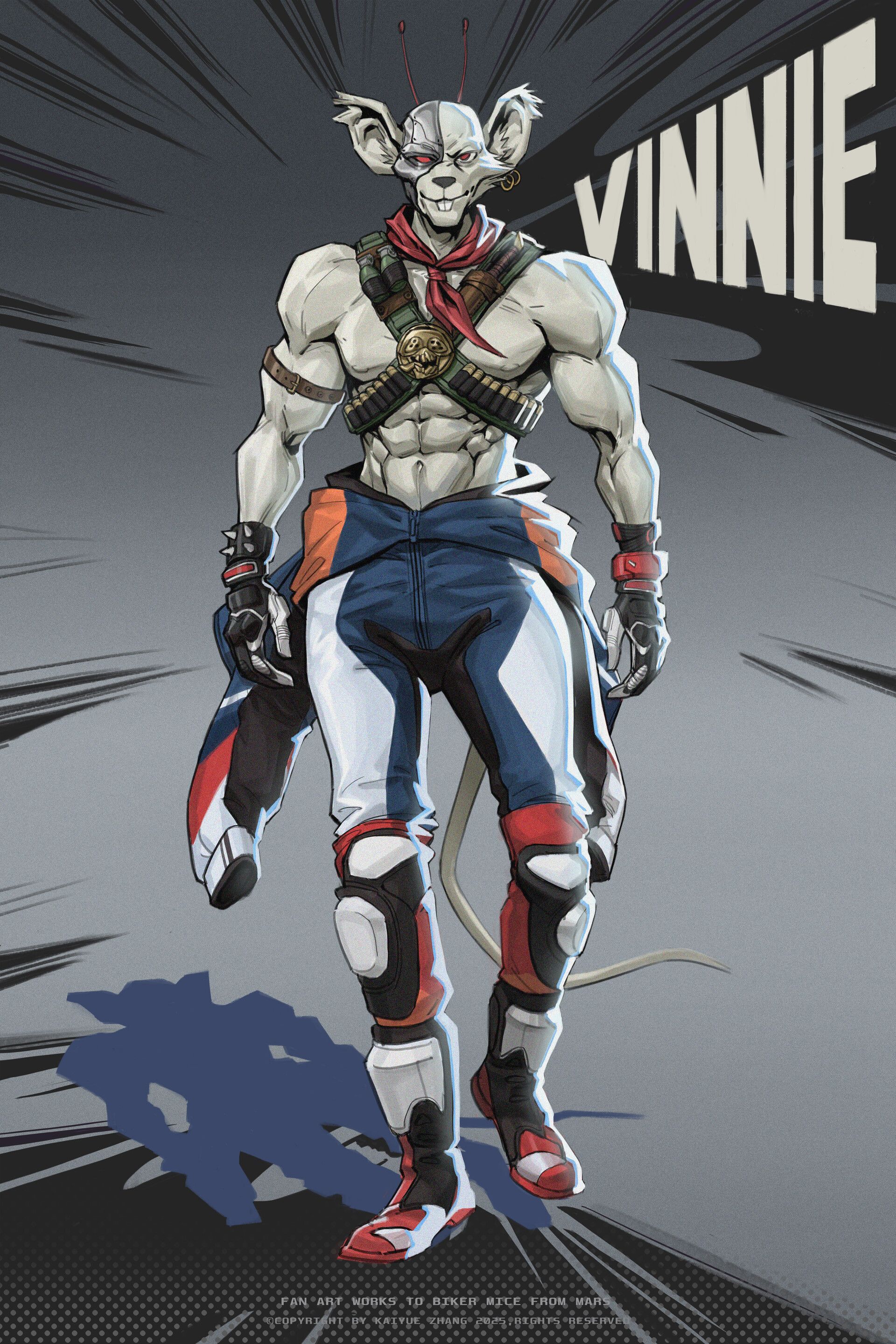 1920x2880 BIKER MICE FROM MARS FAN ART
