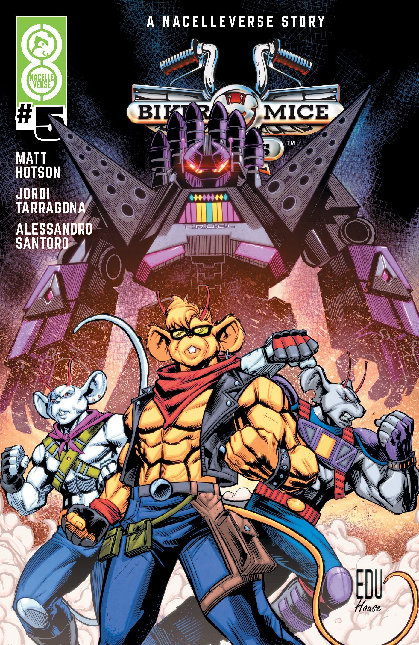 1400x2153 Biker Mice From Mars Cover C : Details