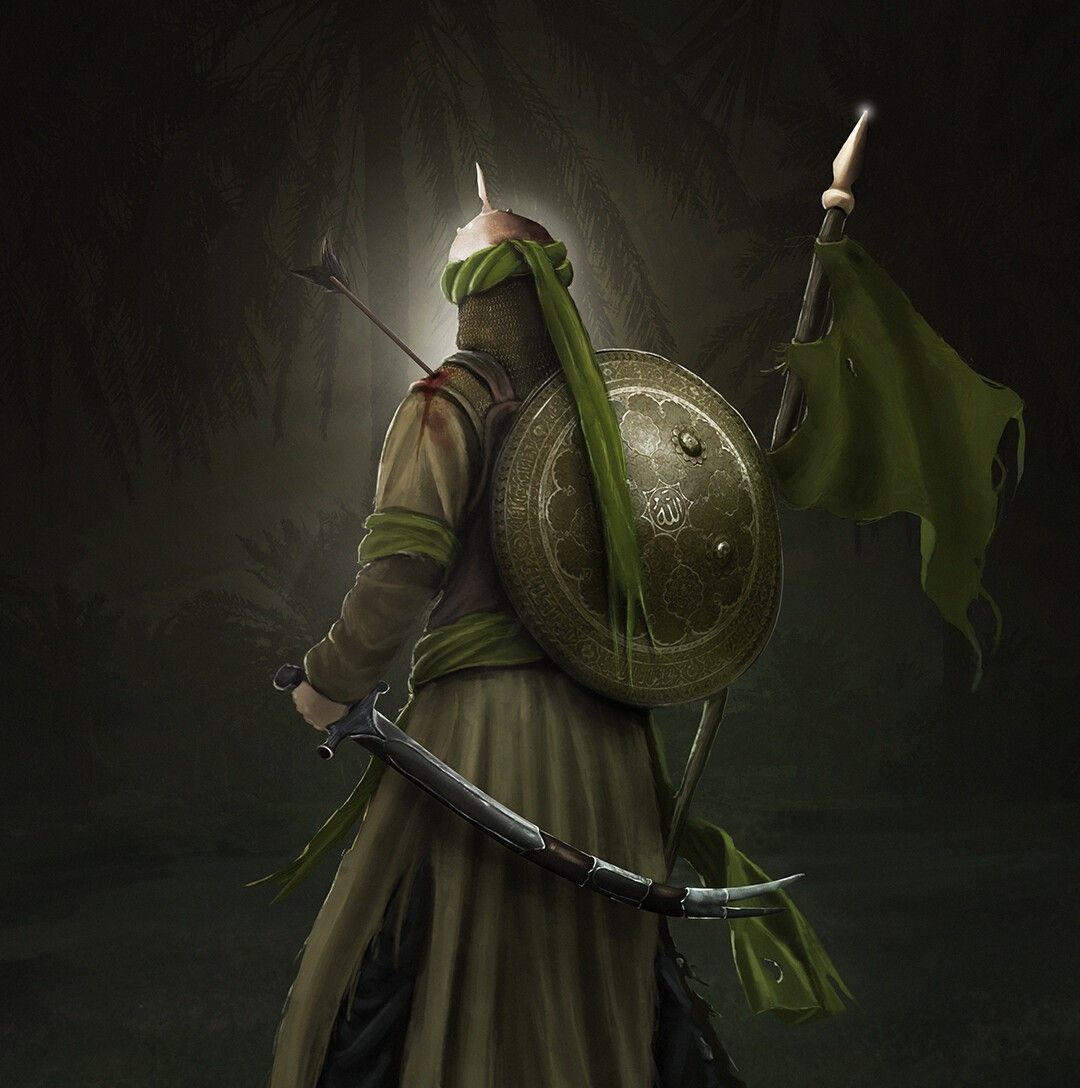 1080x1088 Arabic Warrior Wallpaper