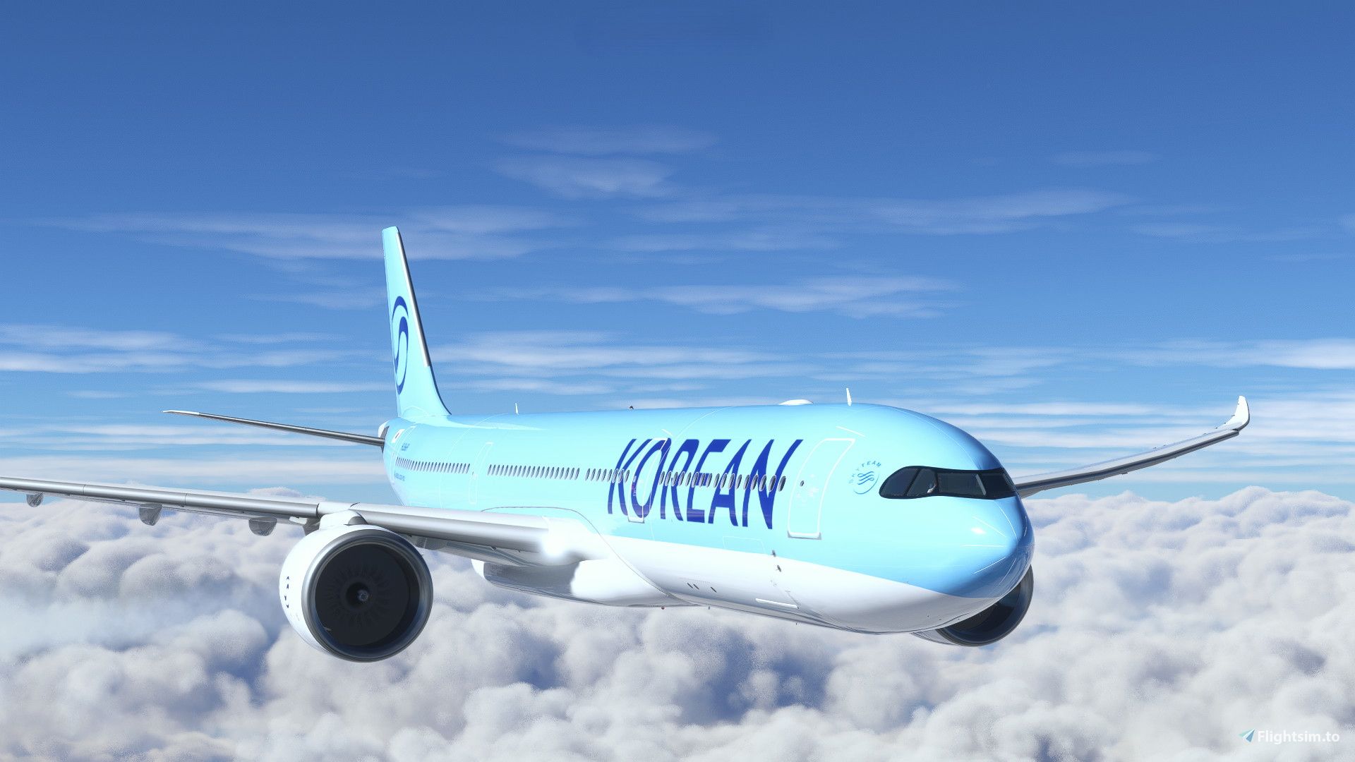 1920x1080 A330 900neo Korean Air (New Livery) [8K] Liveries For MSFS