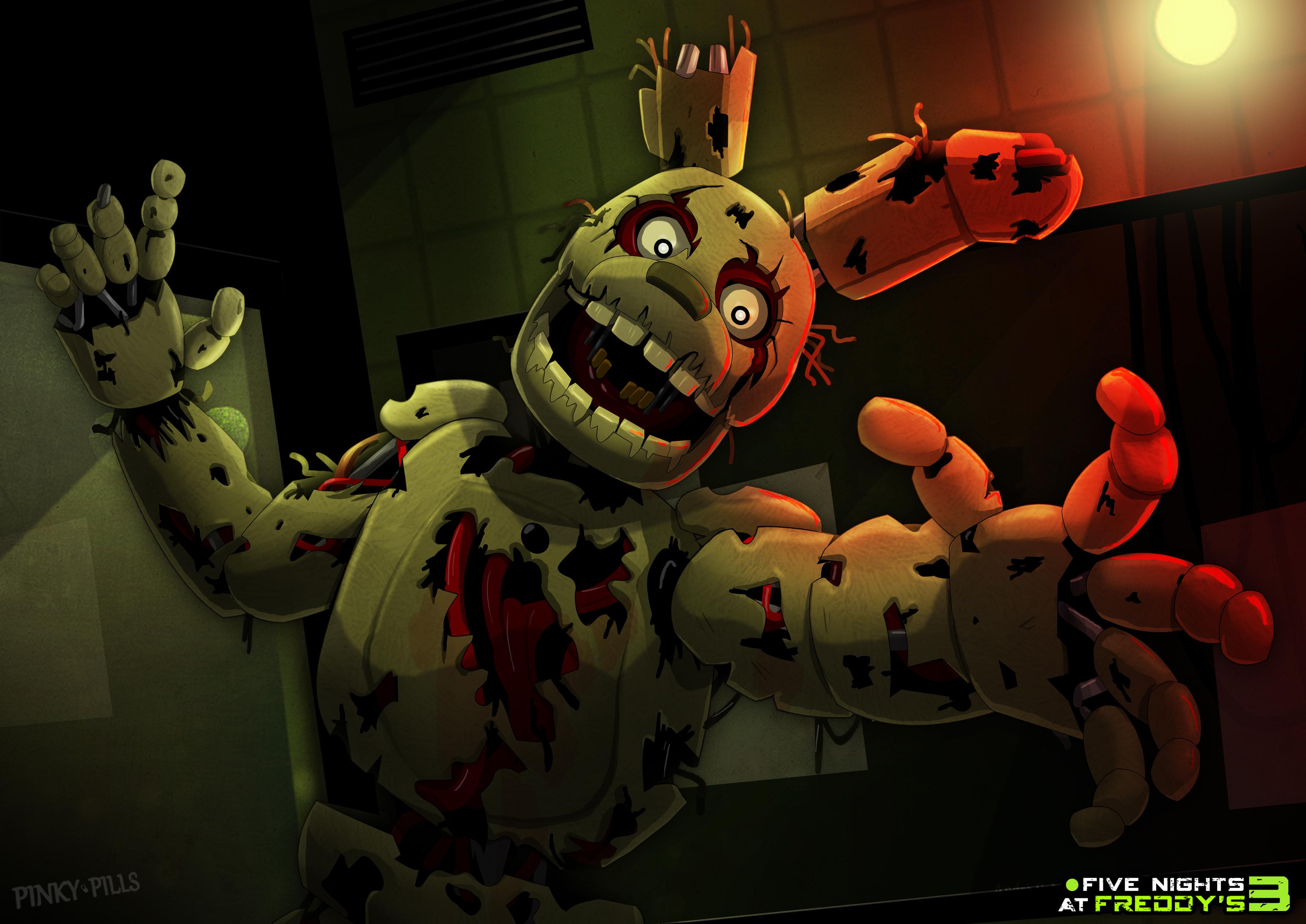 3535x2501 Wallpaper (Springtrap)