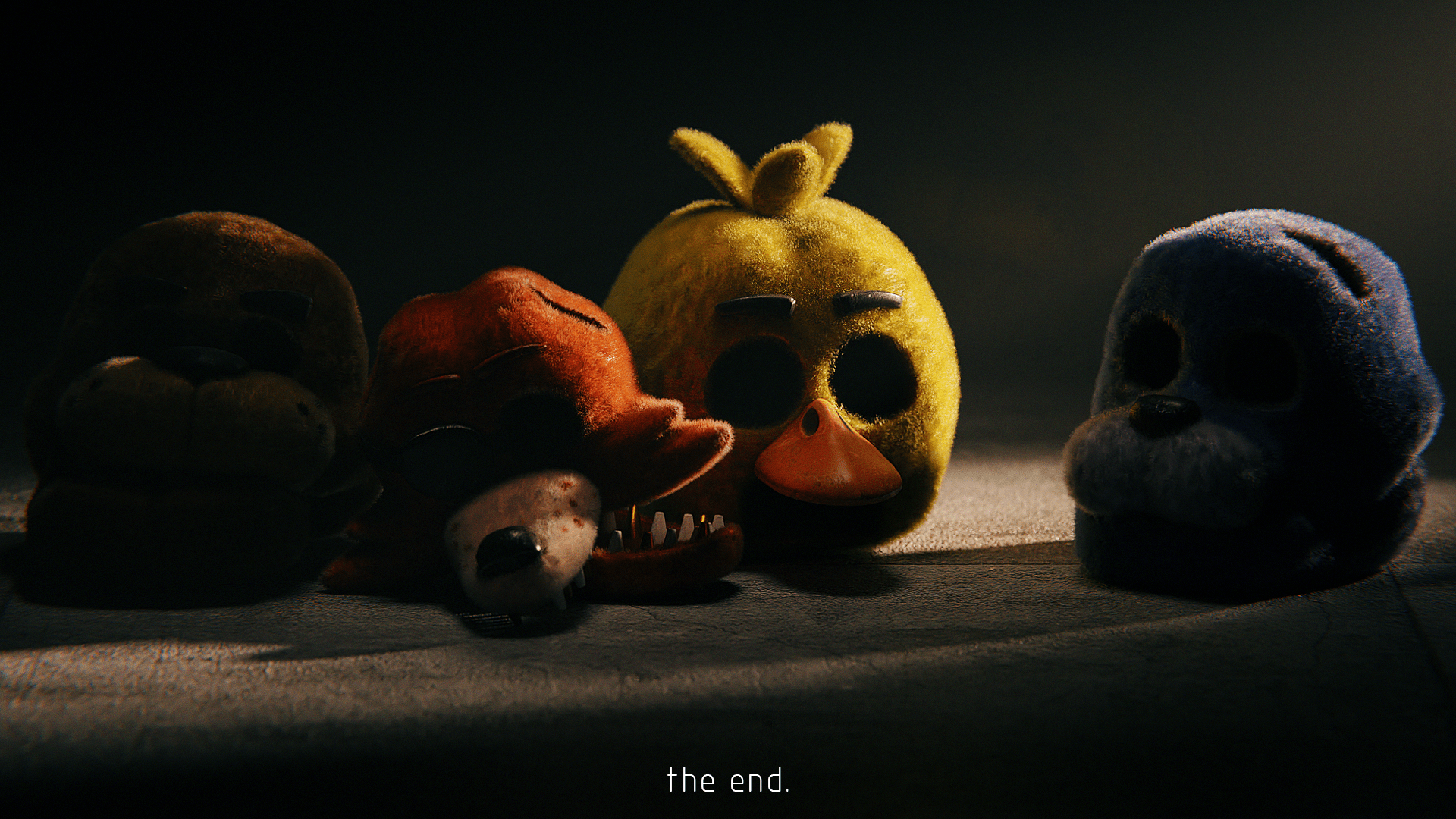 1920x1080 FNAF 3's Good and Bad Endings but made with Blender