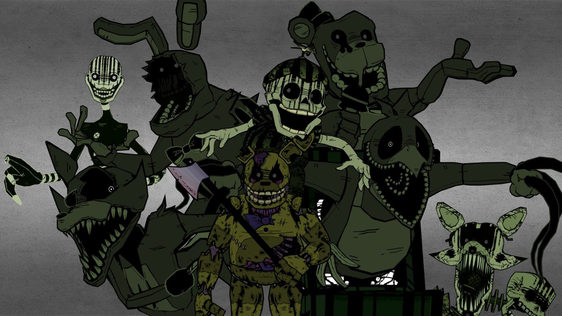 1920x1080 Retro_ Fnaf3 model by ThatbroSc [477b3a4]