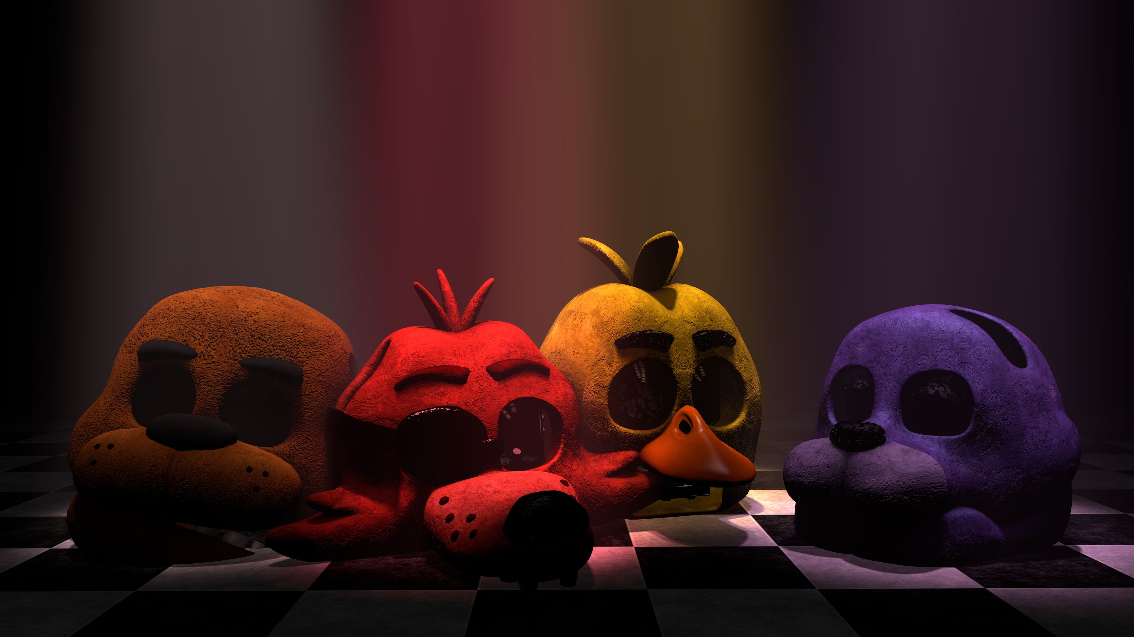 3840x2159 FNAF3 Wallpaper