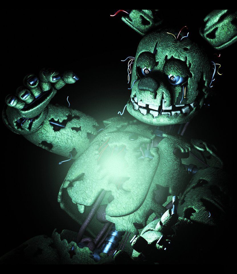 832x960 Springtrap black and white. Nightmare springtrap, Fnaf 3 springtrap, Fnaf wallpaper