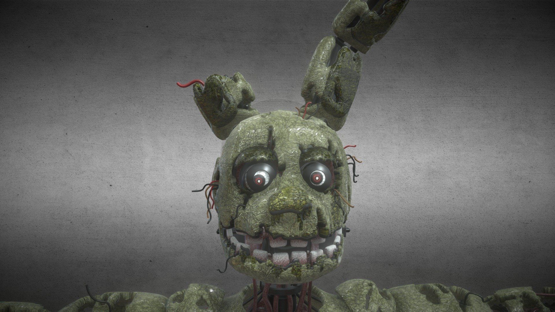 1920x1080 Springtrap fnaf3 Free 3D model by photon (that one larry) [f5ab21c]