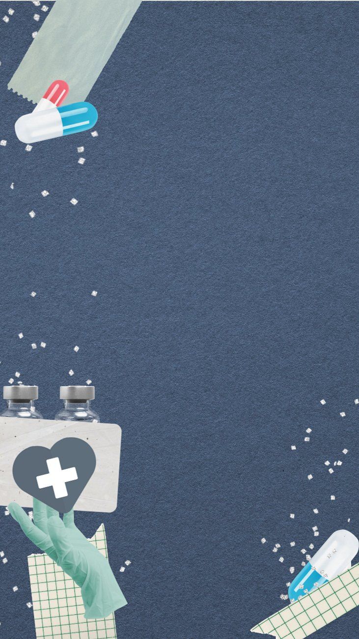731x1300 Aesthetic healthcare collage background, paper