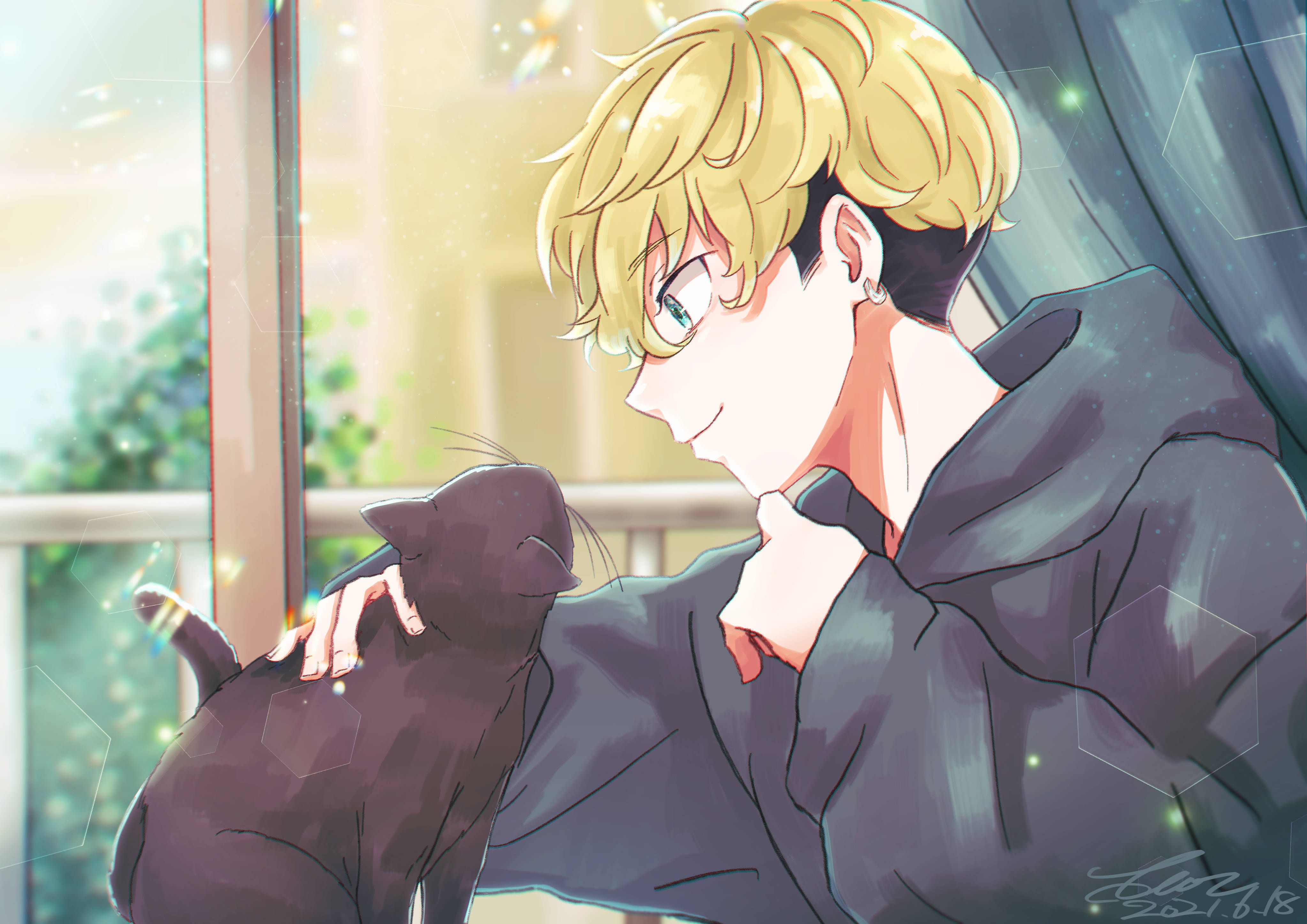 4093x2894 Download Cat Lover Chifuyu Matsuno Wallpaper