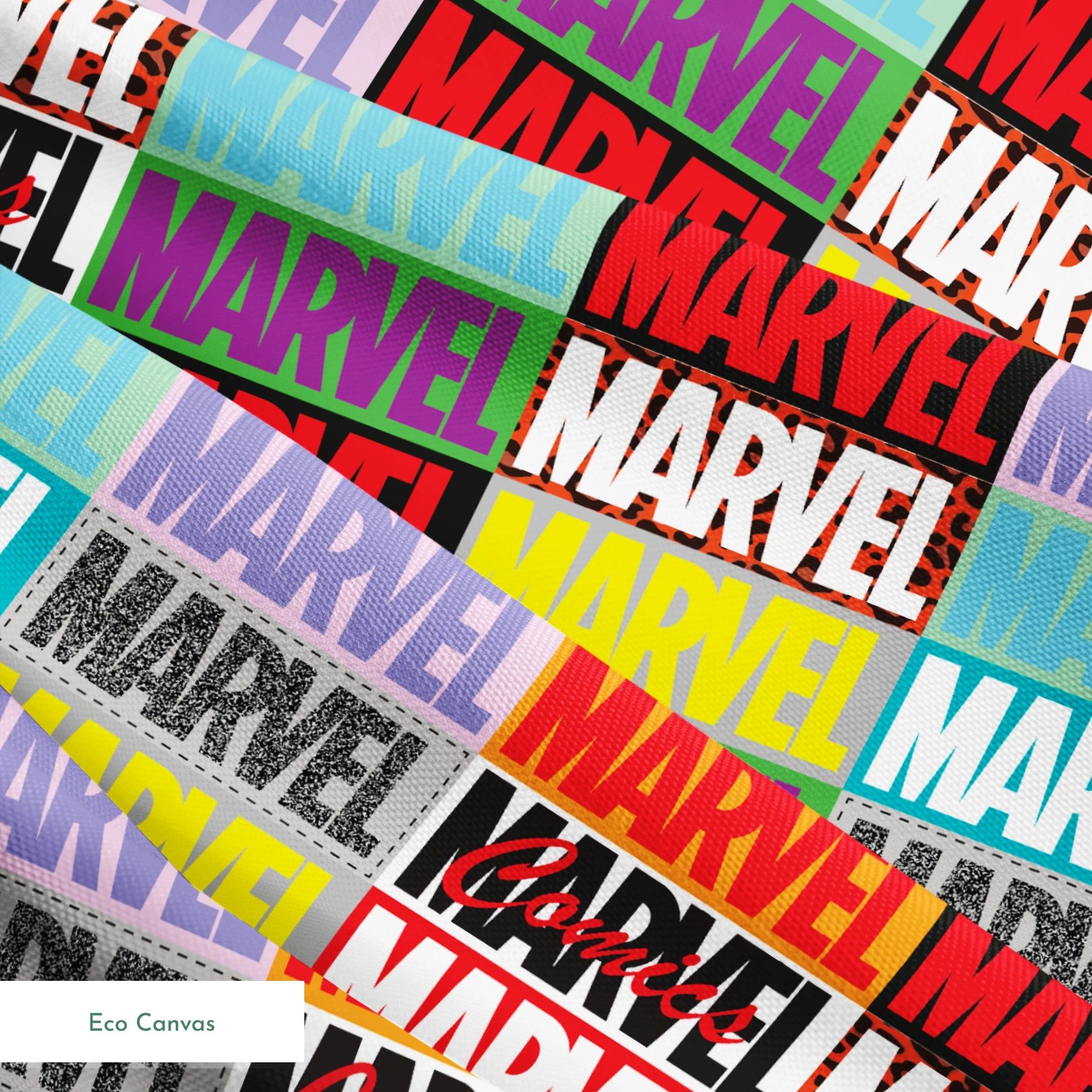 2024x2024 Marvel Avengers Repeating Logo. Fabric