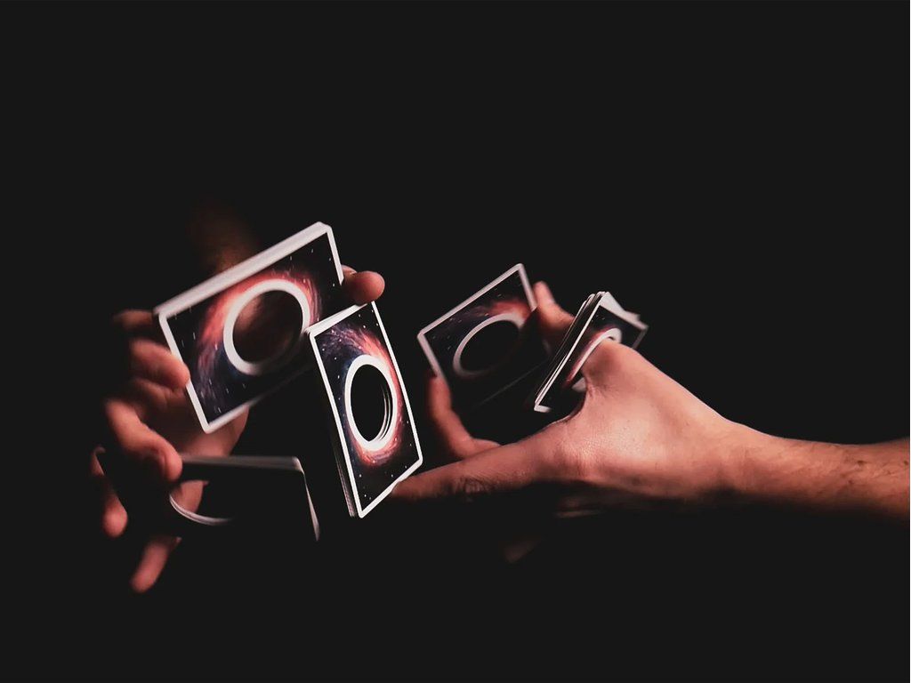 1024x768 Orbit Black Hole Playing Cards Magic Store