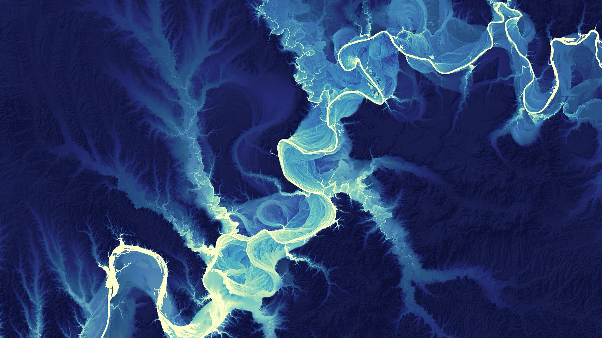 2048x1152 Lidar Derived Aerial Maps Reveal The Dramatic Meandering Changes In River Banks Over Millennia