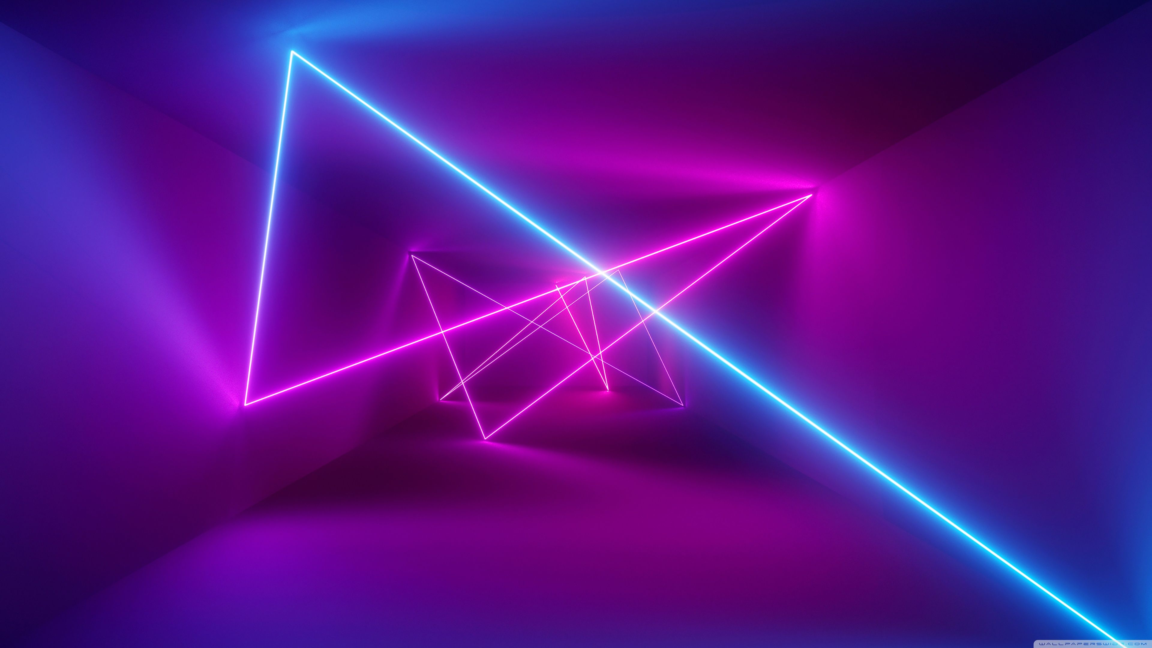 3840x2160 Laser Beam Room Wallpaper 48912