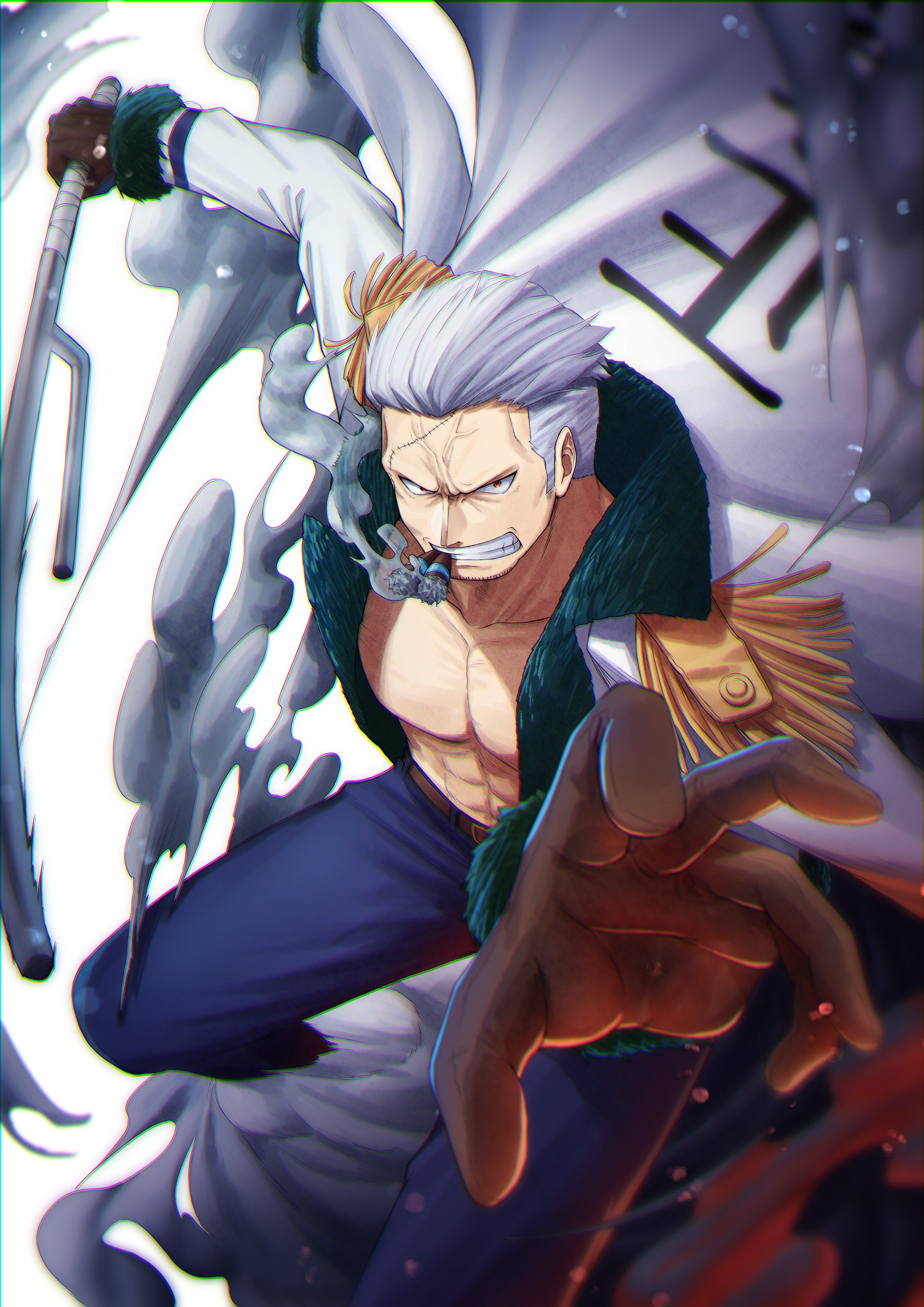 2894x4093 Smoker (One Piece) Picture and Image: Free HD Downloads