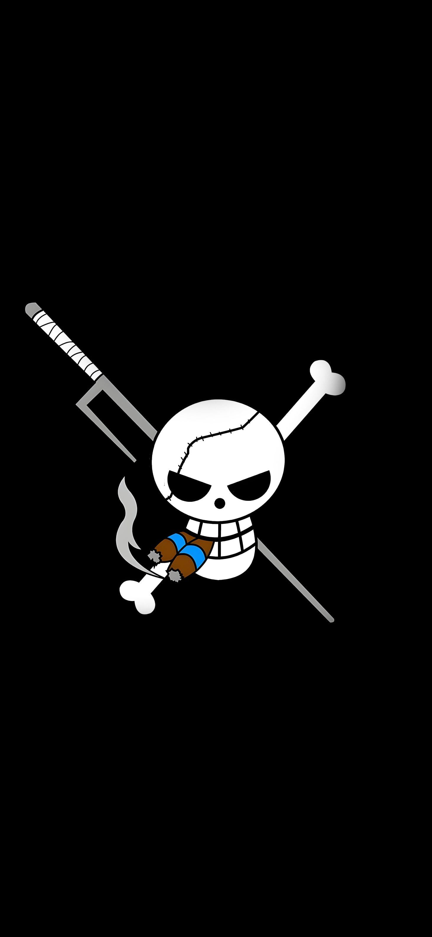 1463x3171 One Piece Smoker Pirate Flag Wallpaper Anime Wallpaper