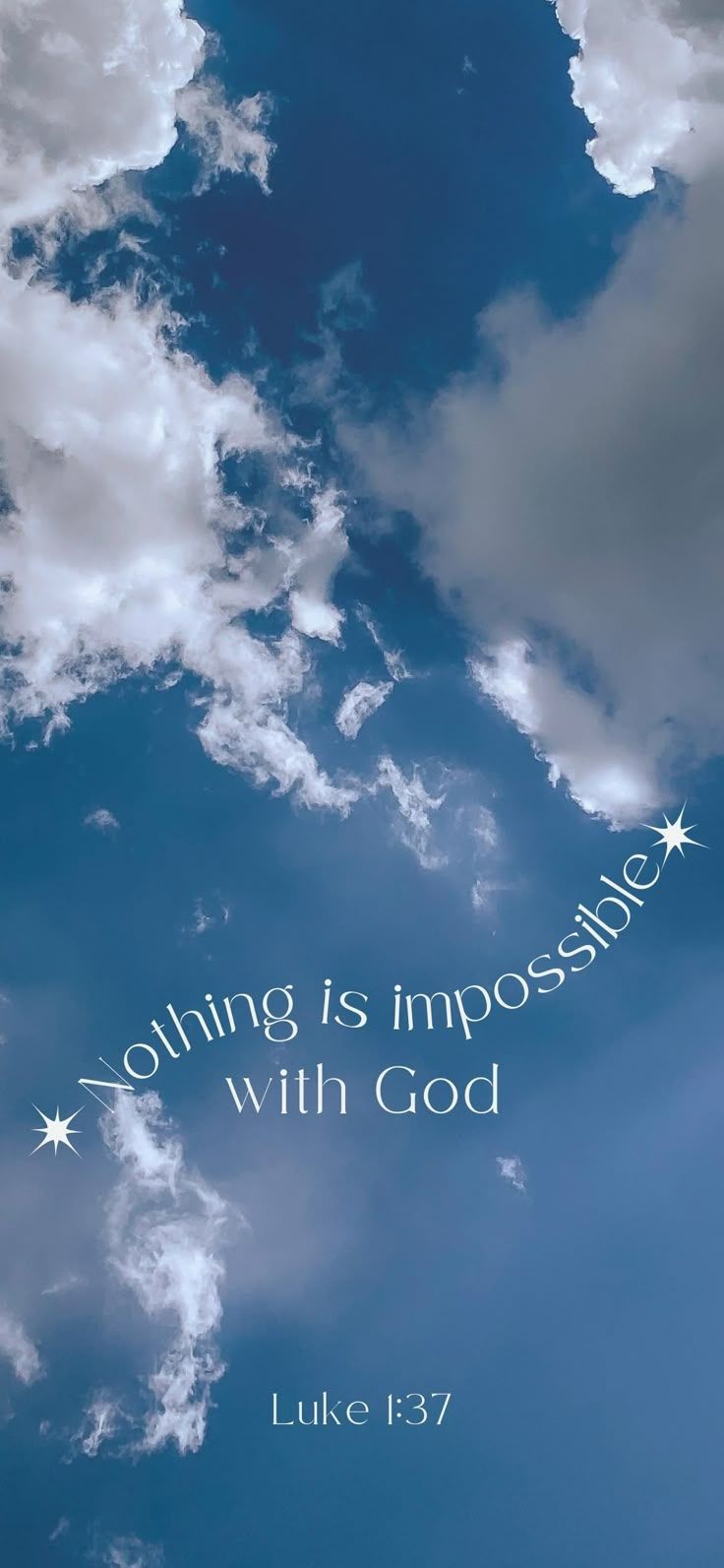 736x1593 Luke 1:37 bible verse wallpaper