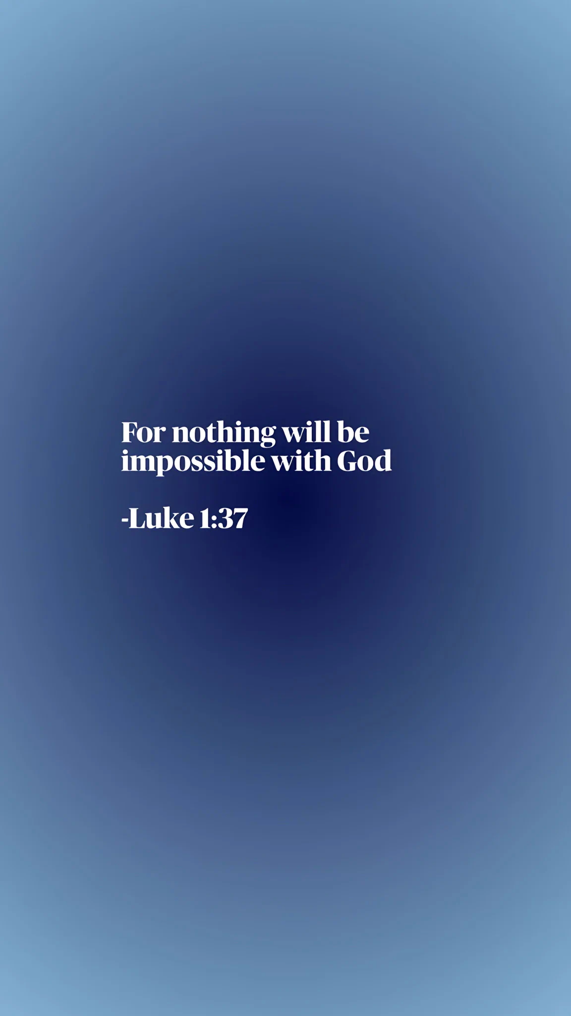 1152x2048 Aesthetic.Guyy on X: Luke 1:37. / X