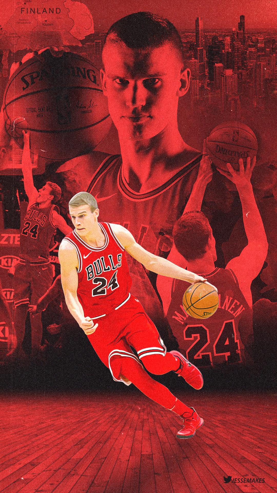 1080x1920 Lauri Markkanen Wallpaper