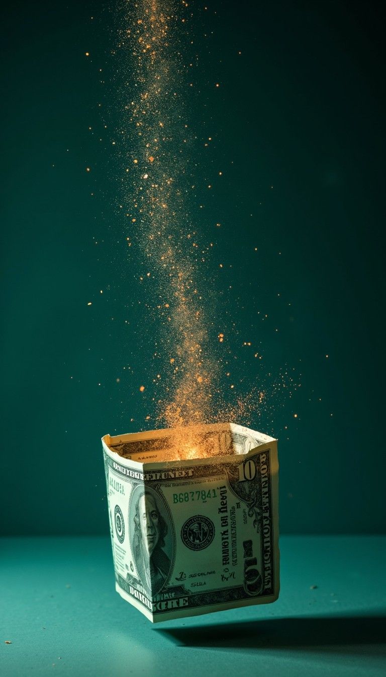 768x1344 Download Money Into Dust Image, Currency, Dollar