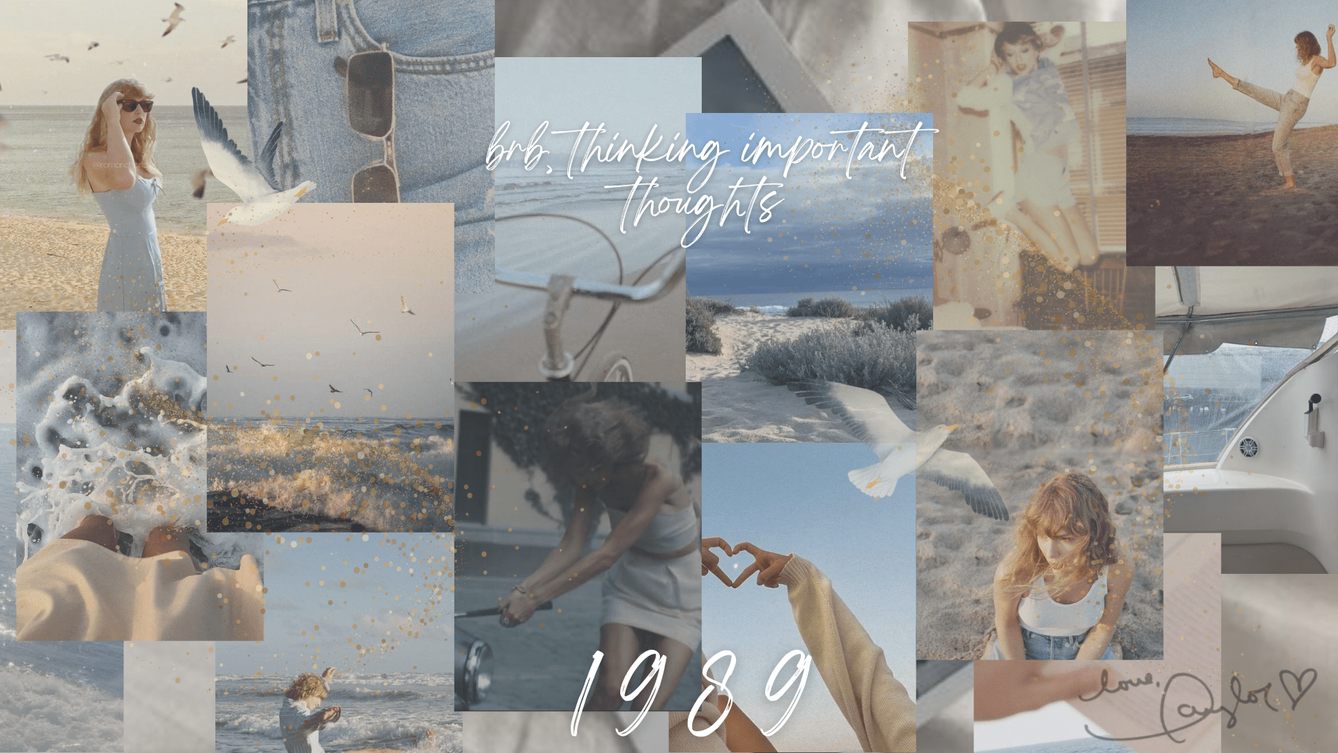 1920x1080 Taylor Swift Collage Laptop Wallpaper