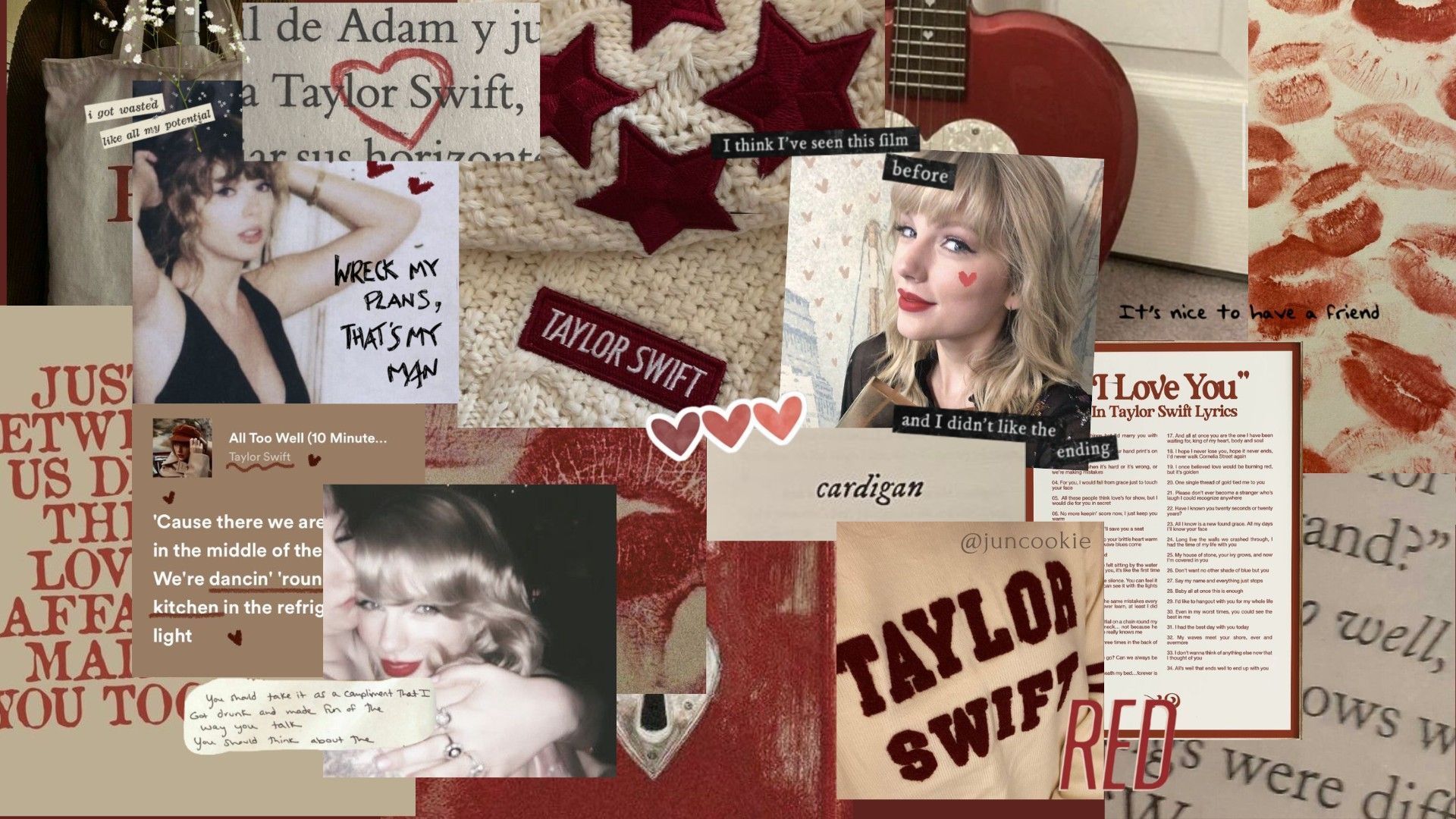 1920x1080 Taylor Swift Collage Laptop Wallpaper