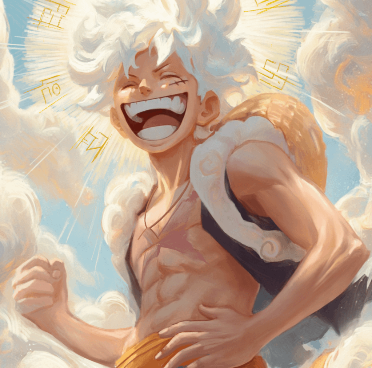 1209x1198 Luffy of Sun
