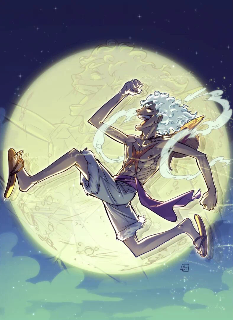 788x1080 SUN GOD NIKA, Luffy never looked so happy, #luffy #anime #onepiece