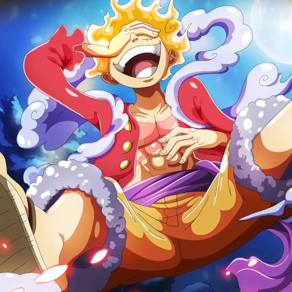 1024x1024 Live wallpaper Sun God Luffy (V2) download on