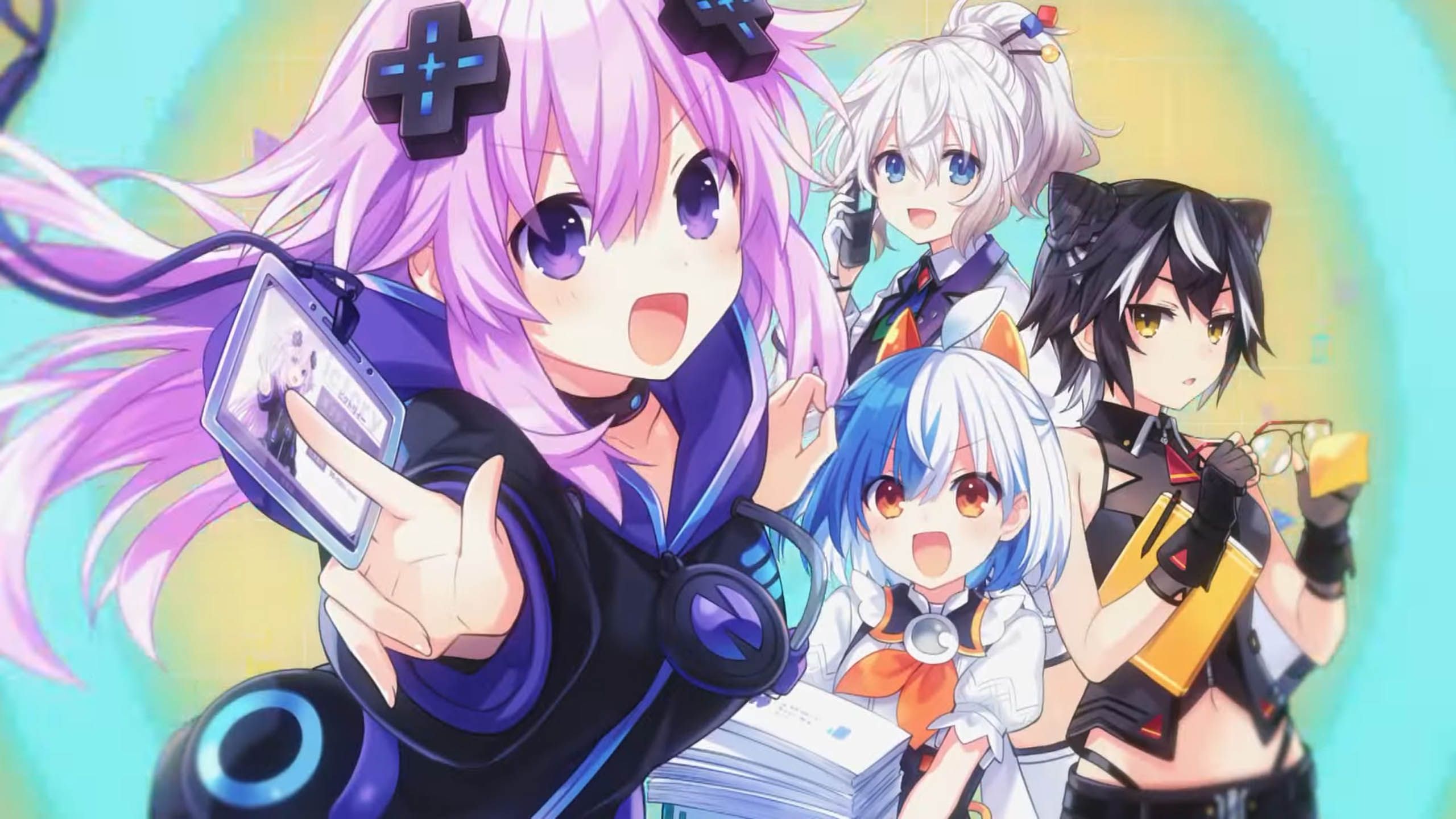 2560x1440 Neptunia Game Maker R:Evolution Wallpaper