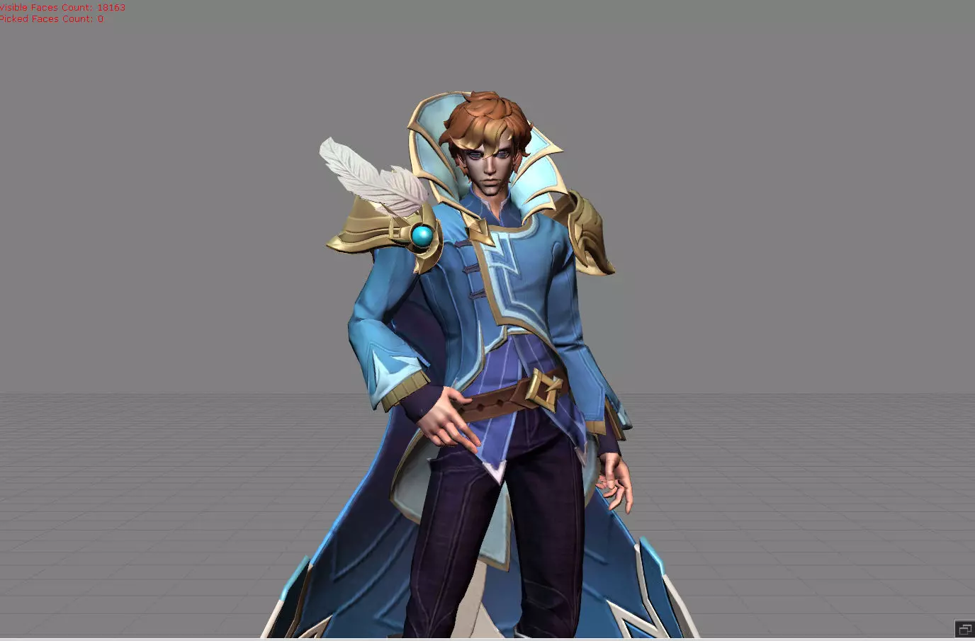 1376x905 3D Model Xavier Verdict Of Light VR / AR / Low Poly