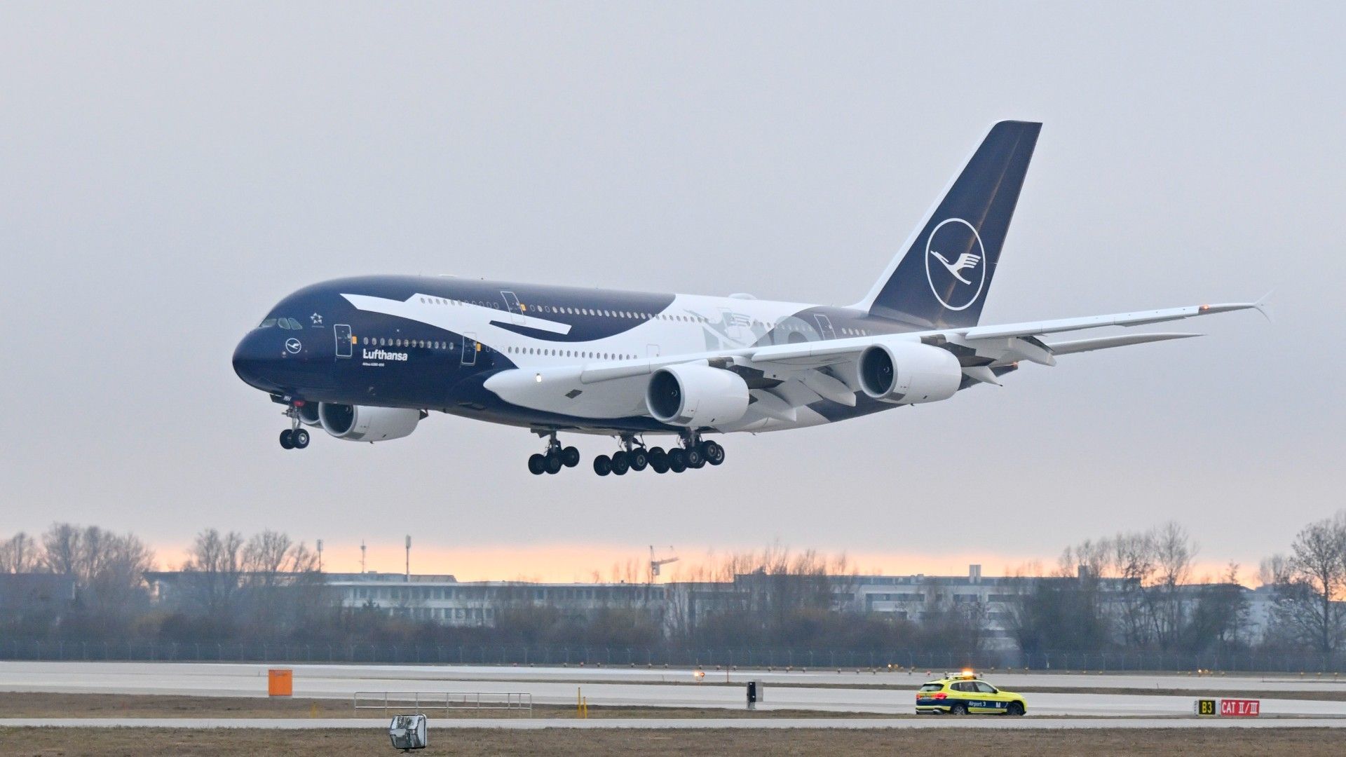 1920x1080 57% Loaded: Lufthansa's 100 Anniversary Livery Joins The Airbus A380 Fleet