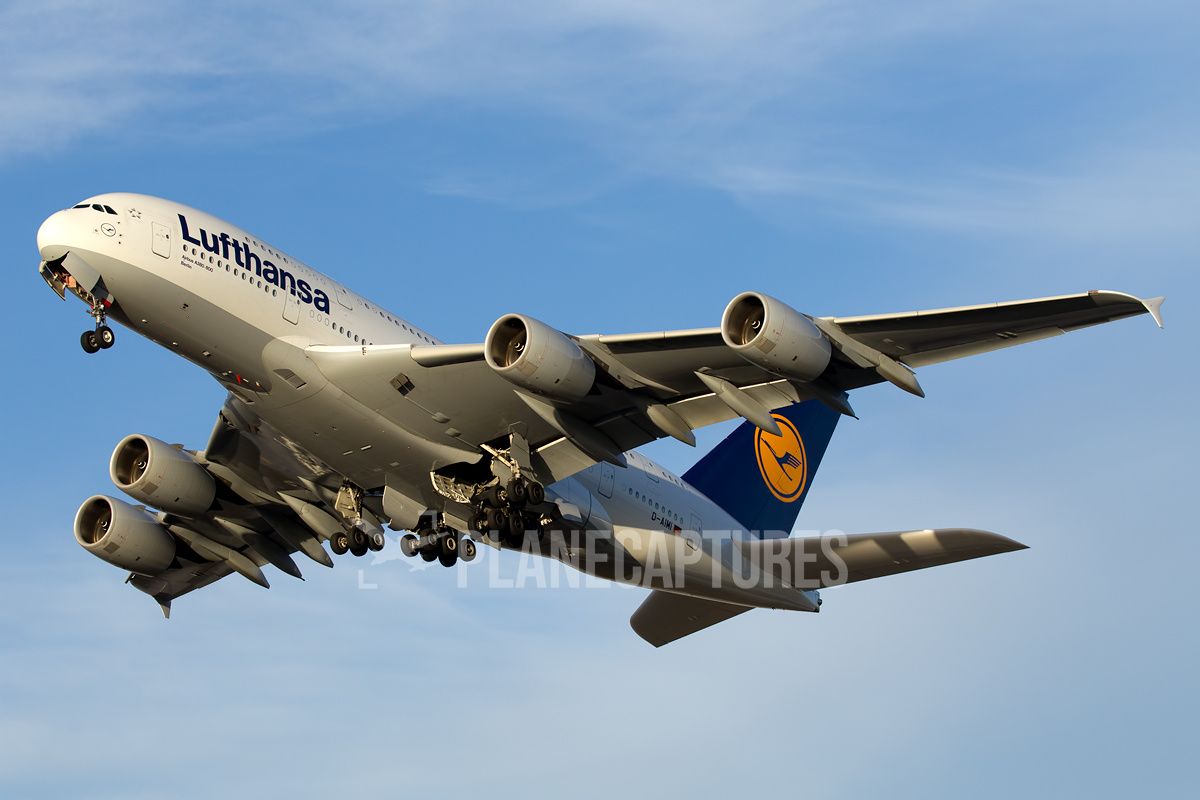 1200x800 Lufthansa Airbus A380 841 D AIMI. PlaneCaptures. Aviation Photo Library, Airplane Photo, Commercial Aviation Photography, Aviation