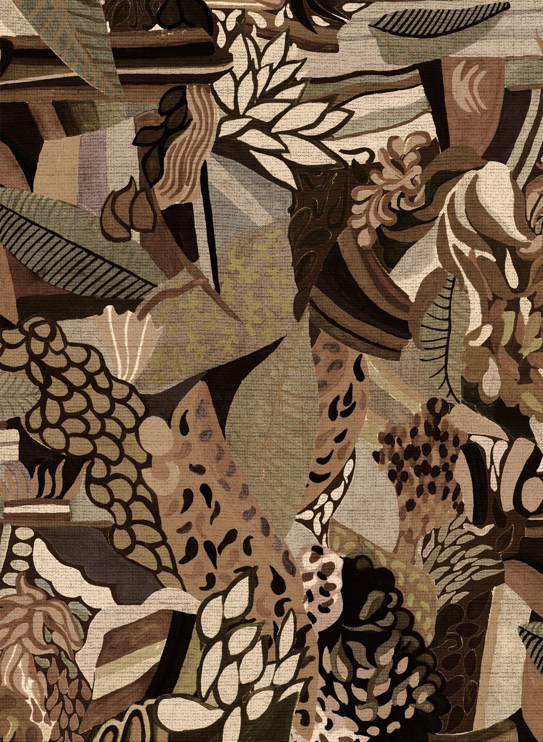 1098x1500 Arte International. Graphic Wallpaper Terra Tropicana