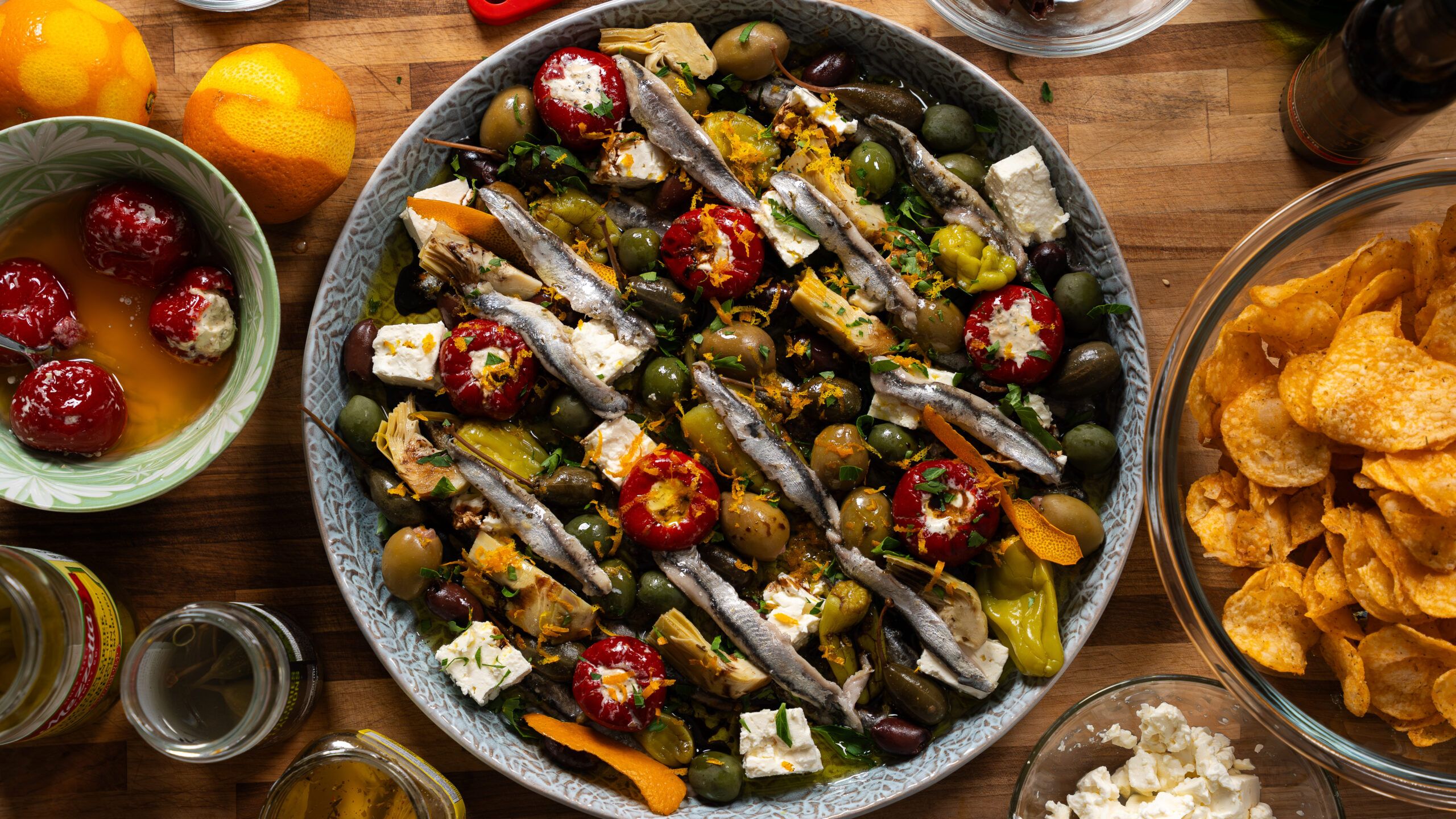 2560x1440 Antipasto Platter