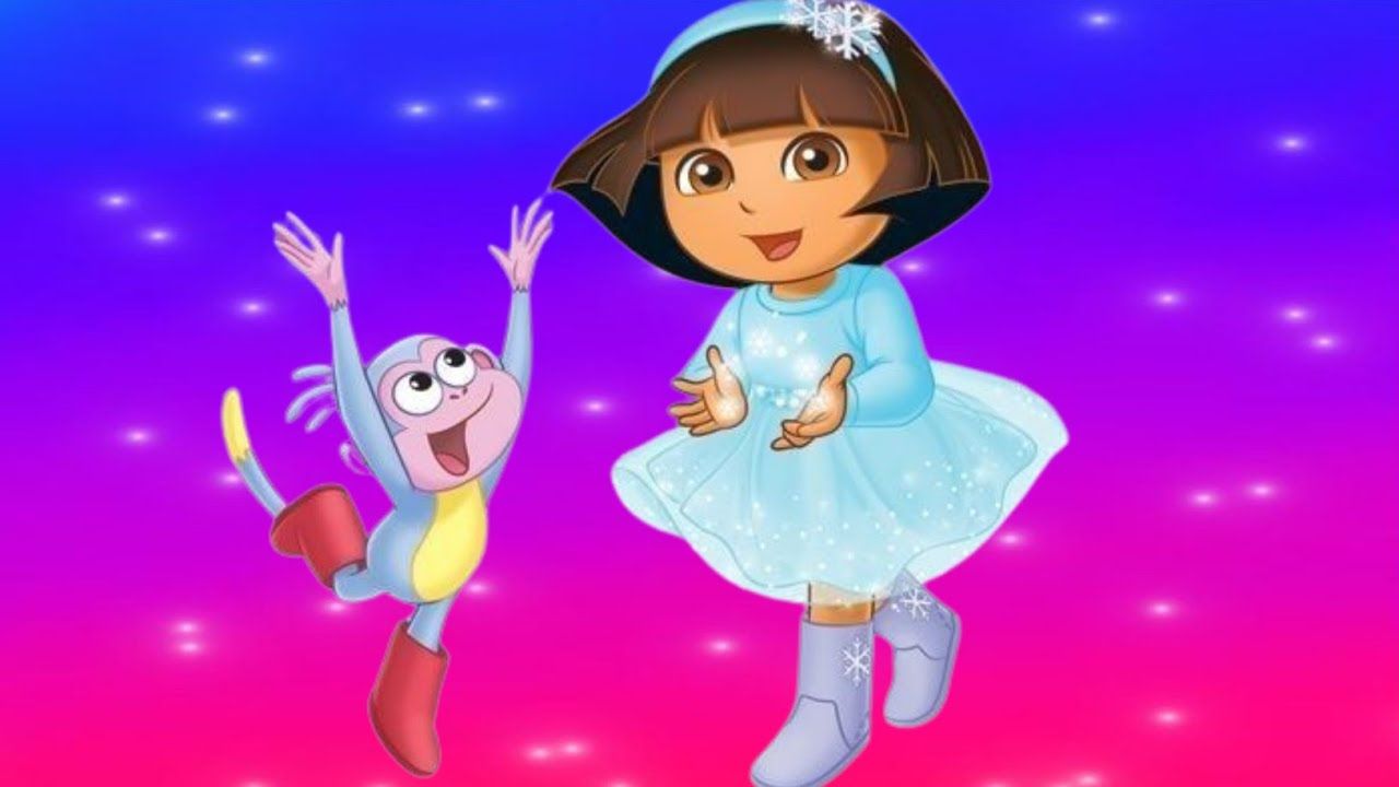 1280x720 Dora and buji dancing drawing