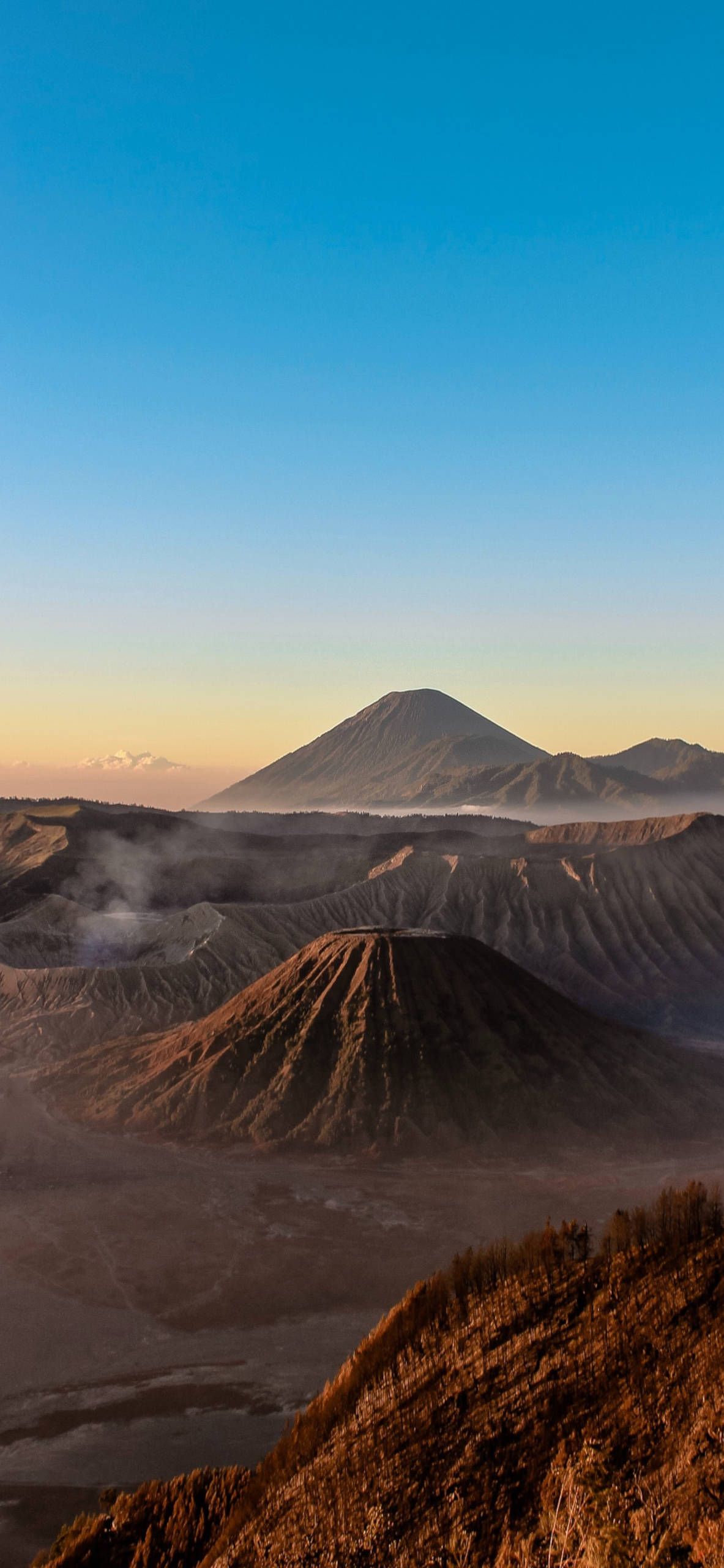 1183x2560 Mount Bromo Wallpaper for iPhone Pro Max, X, 6
