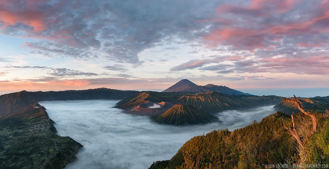 1280x658 Travel Photography. Stars Over Mt Bromo Indonesia