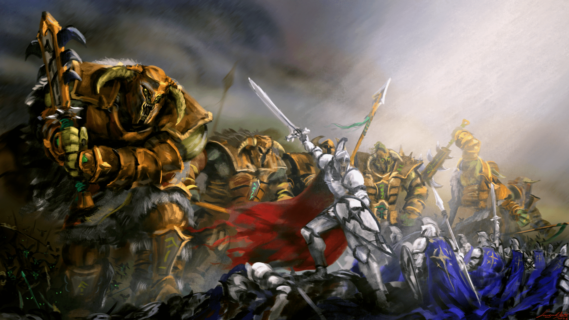 1920x1080 Third Age Wars chronicles: Ourg Stampeede again't a saradominist battalion