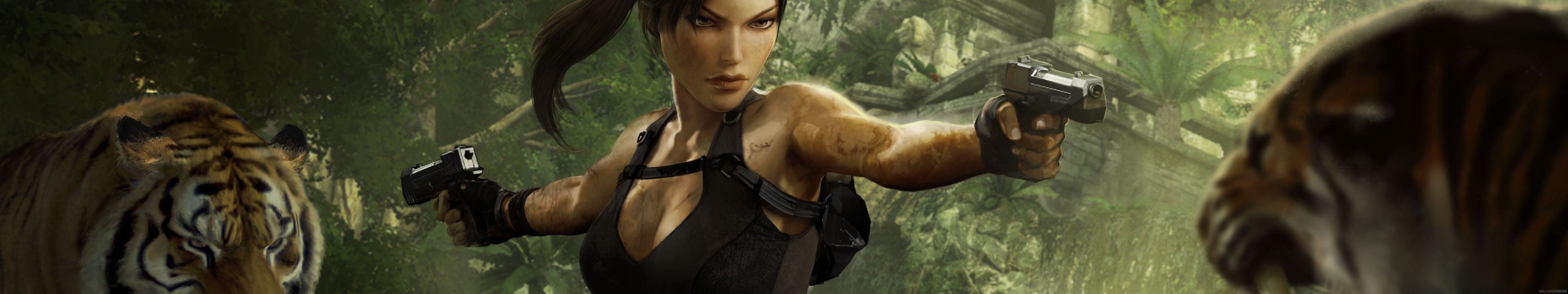 5760x1080 triple, Screen, , Multi, Monitor, , Multiple, , Videogame, , Jeux, Jeu, Video, , Steam, , Tomb, Raider, Lara, Croft Wallpaper HD / Desktop and Mobile Background