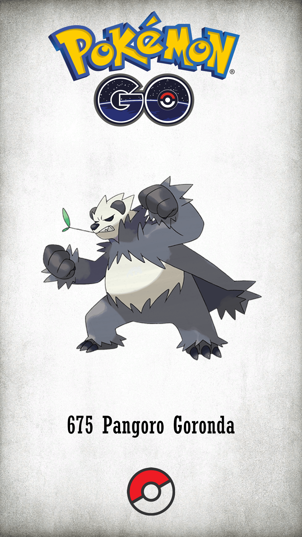 1242x2208 Pangoro Wallpaper .