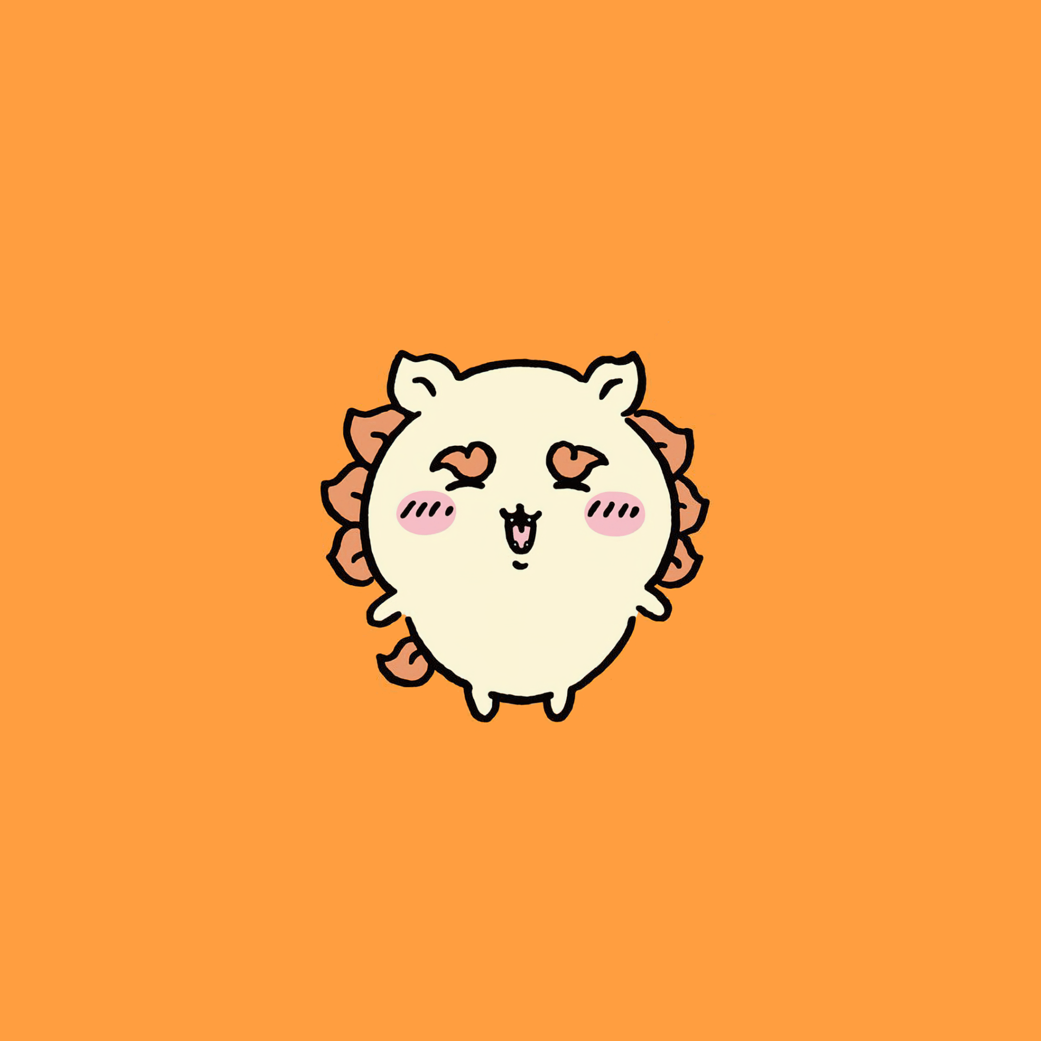 2048x2048 Shisa Wallpaper 4K, Chiikawa