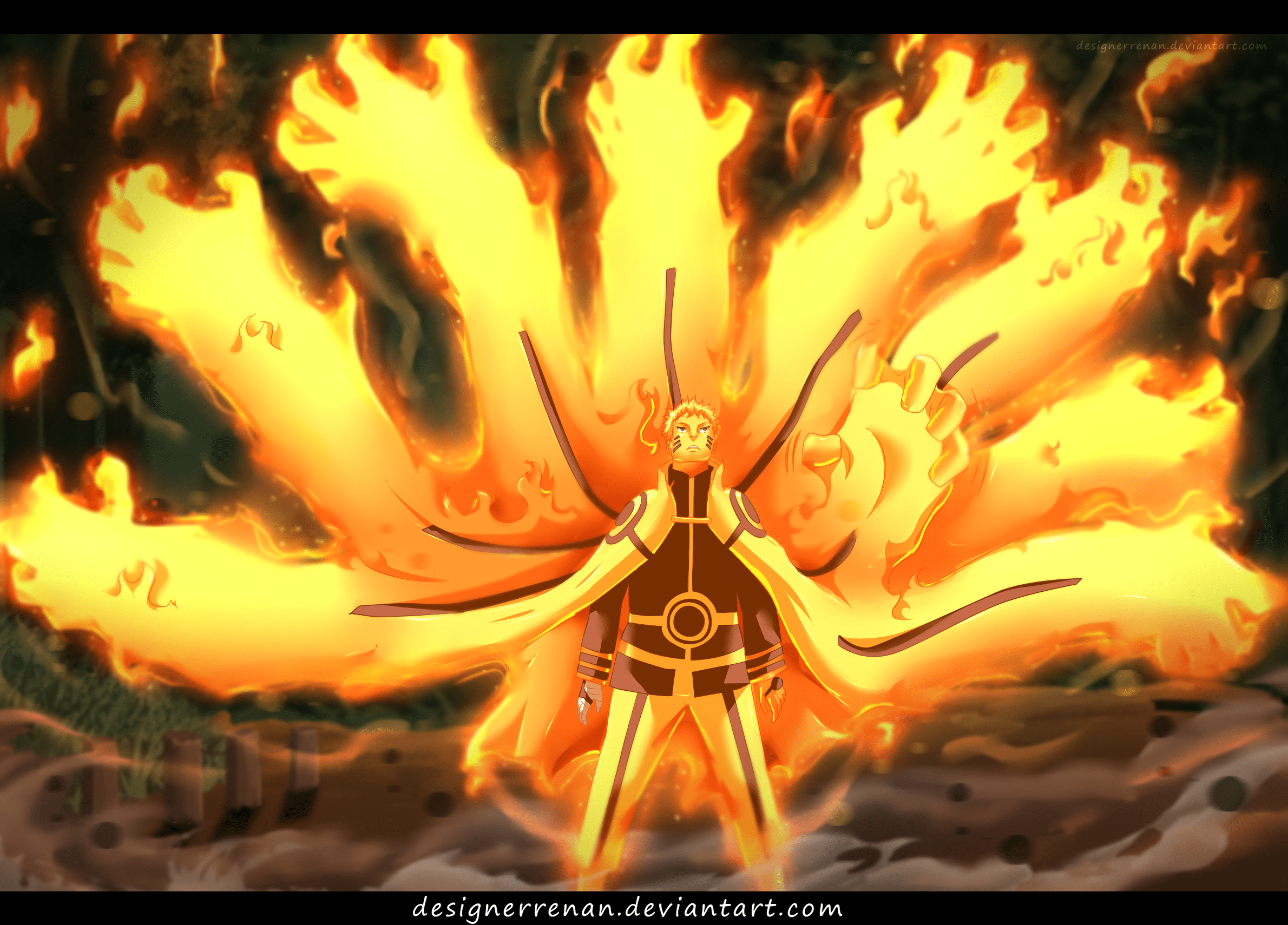 2380x1710 Naruto Uzumaki Sage of Six Paths HD Wallpaper