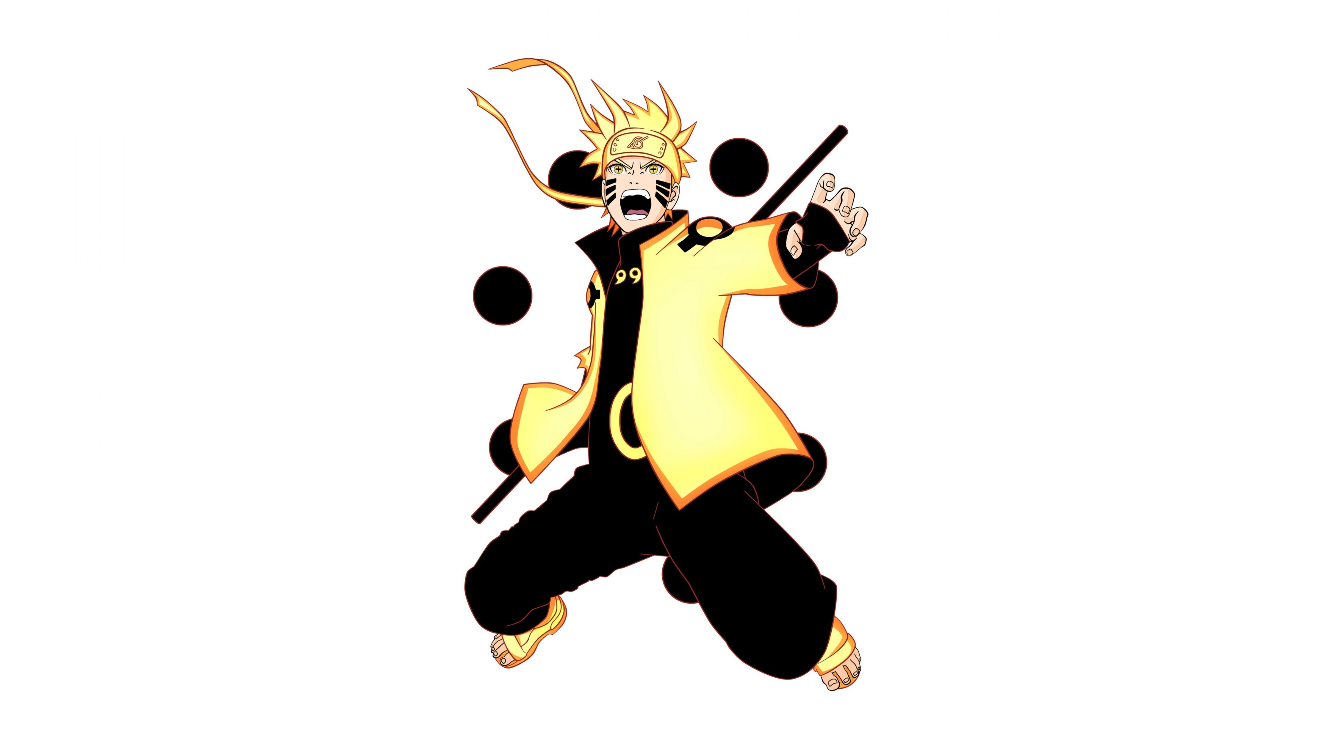 4480x2520 Naruto Uzumaki Wallpaper 4K, Six Paths Sage Mode