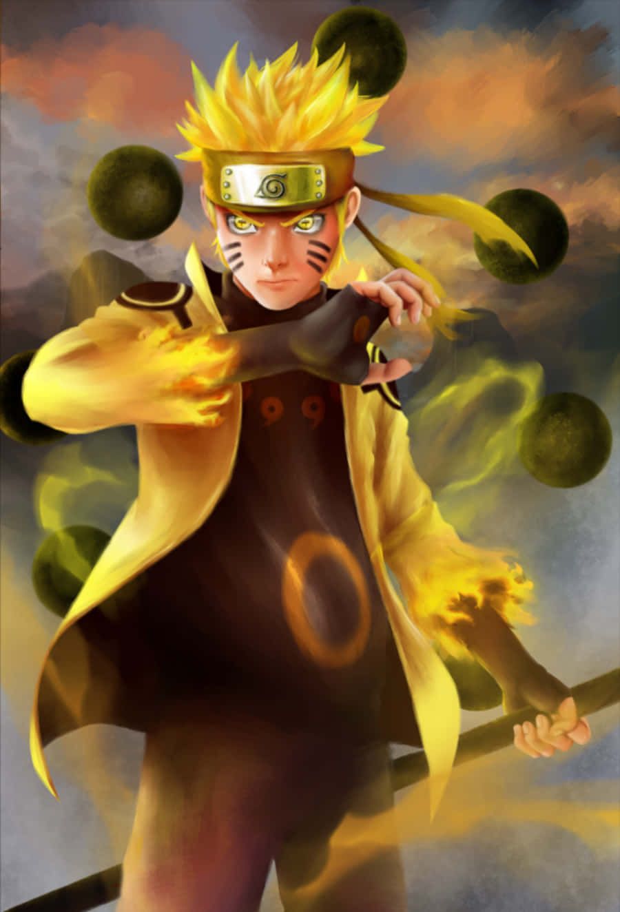 900x1324 Download Fan Art Naruto Sage Of Six Paths Wallpaper