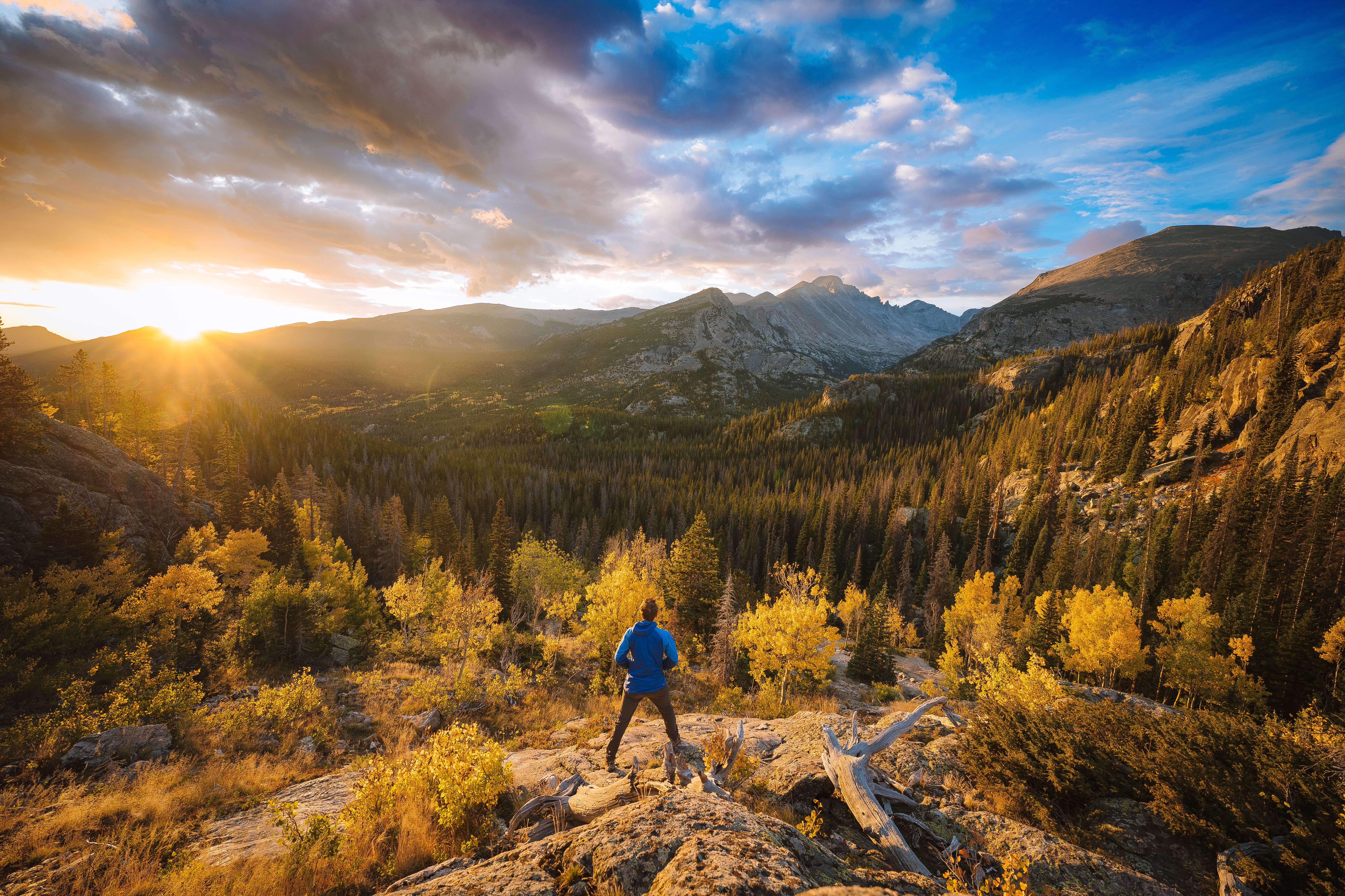 7008x4672 Hiking Trails to View Fall Foliage in Estes Park, Colorado
