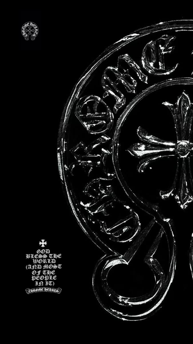 675x1200 Chrome Hearts Wallpaper