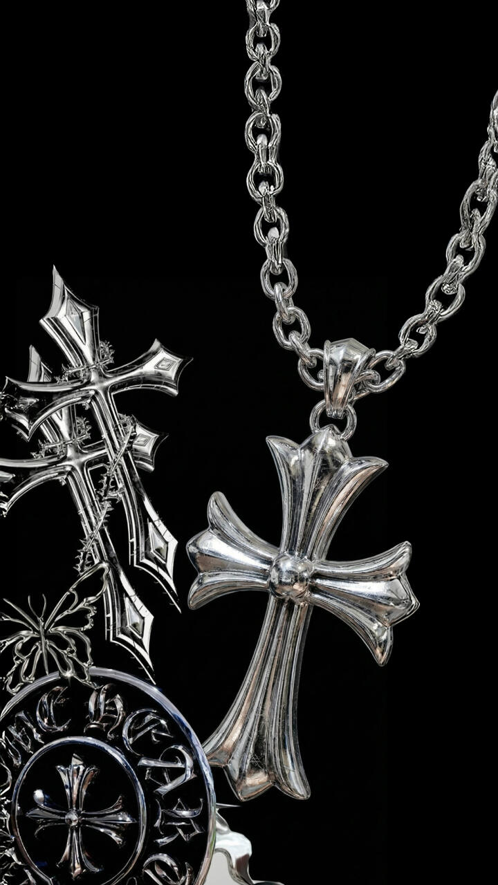 720x1280 Chrome Hearts Cross 4K Wallpaper