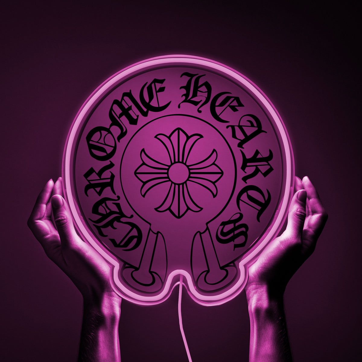 1200x1200 Chrome Hearts Rgb Neon Sign. Chrome Hearts Mirror
