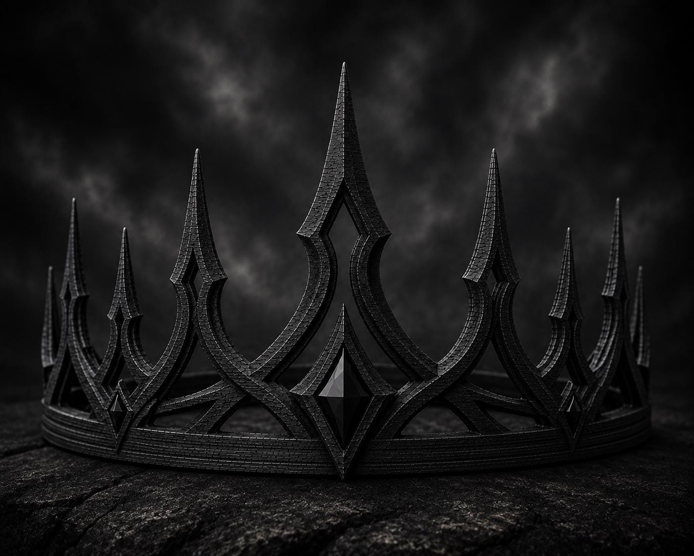 1402x1122 Dark Fantasy Crown. Gothic King Queen Cosplay Accessory