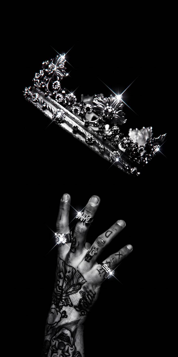 720x1440 Falling Crown Dark Wallpaper
